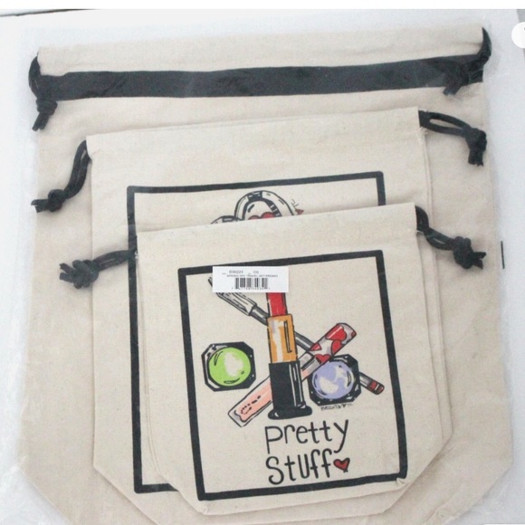Handbags - BRIGHTON SPRING 3 PIECE TRAVEL SET CANVAS BAGS NEW UNOPENED